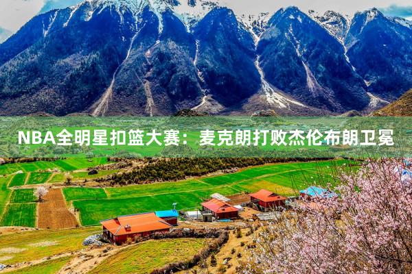 NBA全明星扣篮大赛：麦克朗打败杰伦布朗卫冕