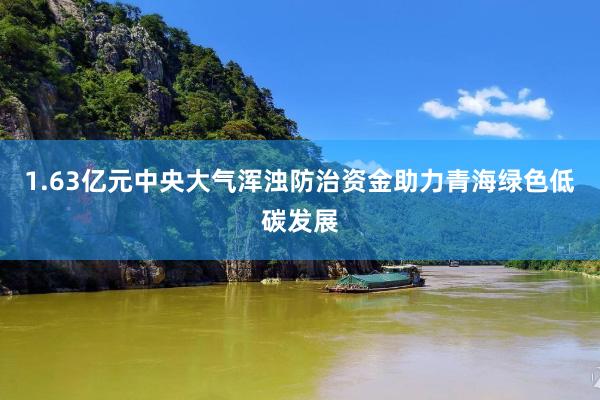 1.63亿元中央大气浑浊防治资金助力青海绿色低碳发展